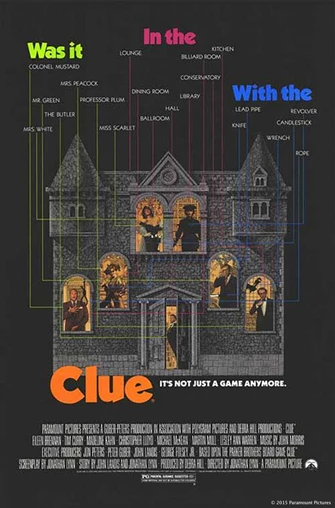 Image for event: Murder Mystery Movie: Clue 